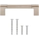 thumbnail image 3 of Tirador para Gabinete Stone Harbor Hardware Urban Acabado Níquel Satinado 9,6 cm, 3 of 3