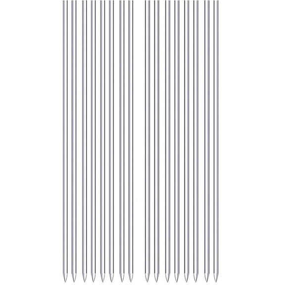 Clear Acrylic Plant Support Stakes, Pointed Transparent Flower Support Sticks for Orchid Climbing Indoor Potted Plants,Clear