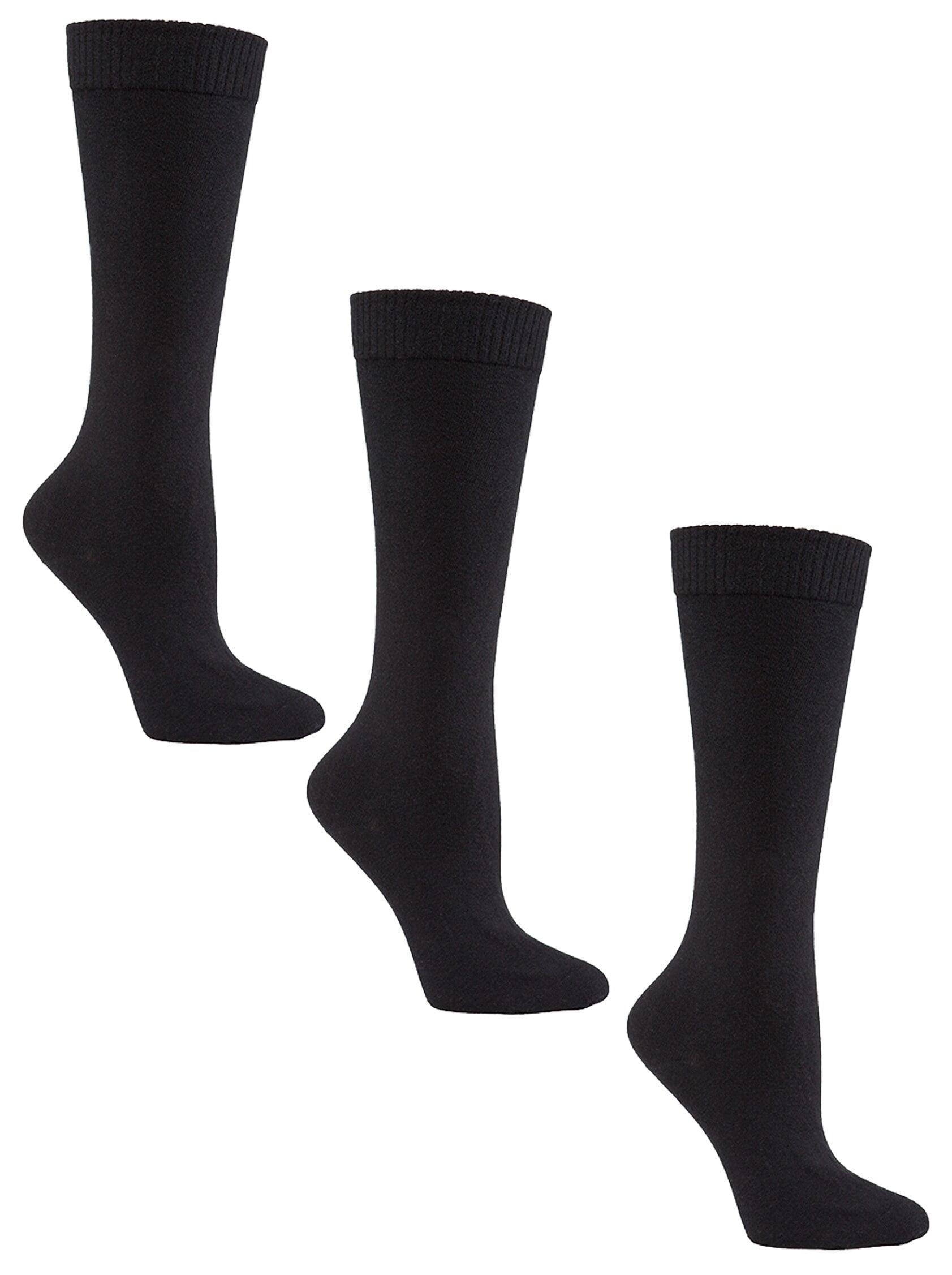 Womens Health & Comfort Knee High Diabetic Socks 3 Pack