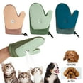 thumbnail image 2 of KMWGRE Pet Grooming Mist Glove with Micro Fine Spray Technology for Dander and Loose Hair Removal Blue 20x14cm, 2 of 6