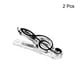 thumbnail image 3 of Música Nota Clips Plástico Musical Nota Clips Marcador Papelería para Música Papel Libro Accesorios Sol Clave Clip Negro Paquete de 2, 3 of 6
