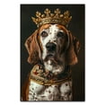 thumbnail image 3 of Hudo Pet Portrait in a Royal Costume Dog - English Foxhound Dog Poster, Dog Pictures Wall Decor, English Foxhound Dog Canvas Wall Art Framed Dog Lovers Gifts 12x18 Inch, 3 of 5