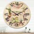 thumbnail image 2 of Designart 'Indoor House Plants Urban Jungle in Flowerpots IV' Traditional Wood Wall Clock, 2 of 5