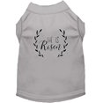 thumbnail image 1 of He Is Risen Screen Print Dog Shirt Grey Xs (8), 1 of 1