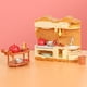 thumbnail image 1 of Mini casa de muñecas, juego de gabinete de cocina, juego de juguetes para la familia del bebé, juego de casa de muñecas de plástico, 1 of 5