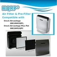thumbnail image 3 of HQRP Filter Kit Replacement for Oreck WK01234QPC, Opti Max 94 AIR94 Compatible with Oreck Airvantage WK10002QPC, WK10002, WK10004, Airvantage Plus Pet WK10052QPC WK10052 Air Purifiers, 3 of 8