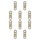 thumbnail image 1 of Sonducket 10 piezas giratorias de pesca portátil nuevo estilo de acero inoxidable de alto rango fácil instalación larga vida útil soldador de Acíclico3.5#（10 piezas） 10piezas, 1 of 6