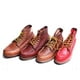 thumbnail image 5 of Botines de cuero para motocicleta para Hombre, mocasines Vintage con cordones, zapatos informales, botas de vaquero antideslizantes, 5 of 5