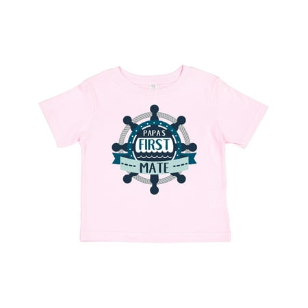 

Inktastic Papa s First Mate Gift Toddler Boy or Toddler Girl T-Shirt