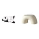 thumbnail image 1 of Moderno Y Bonito Reloj De Pared Con Forma De Panda Y Taburete Para Cambiar Zapatos Para Sala De Estar, Práctico Y Resistente, Decoración Del Hogar, Silla Antideslizante, Taburete Otomano Para, 1 of 8