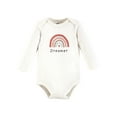 thumbnail image 2 of Hudson Baby Cotton Long-Sleeve Bodysuits, 3- Pack, Newborn- 24 Months, 2 of 5