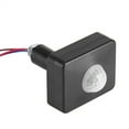2024 Black PIR Switch Infrared Motion Lighting Sensor Detector Wall