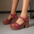 thumbnail image 4 of WILLBEST Sandalias Cómodas De Verano Para Mujer, De Tacón Alto, Cómodas, Informales, Elegantes, Con Punta Abierta, Para Vacaciones, Trabajo, Citas Y Atuendos., 4 of 8