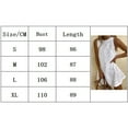 thumbnail image 3 of Coduop Women Summer Casual Short Dress Flower Lace Crew Neck Sleeveless Sweet  Mini Dress, 3 of 3