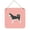 Pink, variant on Siberian Husky Checkerboard Pink Wall or Door Hanging Prints