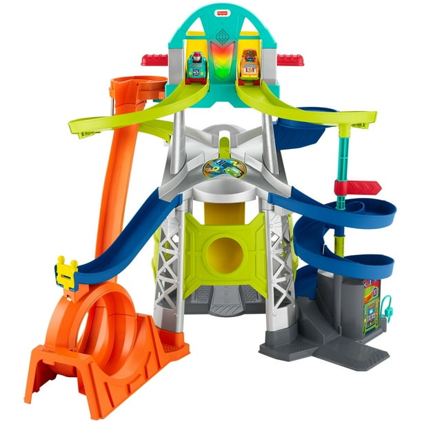 Little People Launch & Loop Raceway LightUp Vehicle Playset Walmart