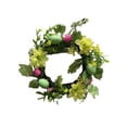 thumbnail image 2 of Decoraciones de Pascua, adornos de Pascua, regalos de Pascua, corona de huevos de Pascua, decoración de pared para puerta de entrada, corona, arreglo de escena de corona, accesorios de decoración, cor, 2 of 6