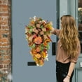 thumbnail image 2 of Floral Wreath For Holiday Festive Door With Natural For Celebrations And Seasonal Gatherings Wreath with Flowers 36" Wreath Fall Wreath Small Christmas Wreaths for Doors Wreath Christmas Holder Wreath, 2 of 6