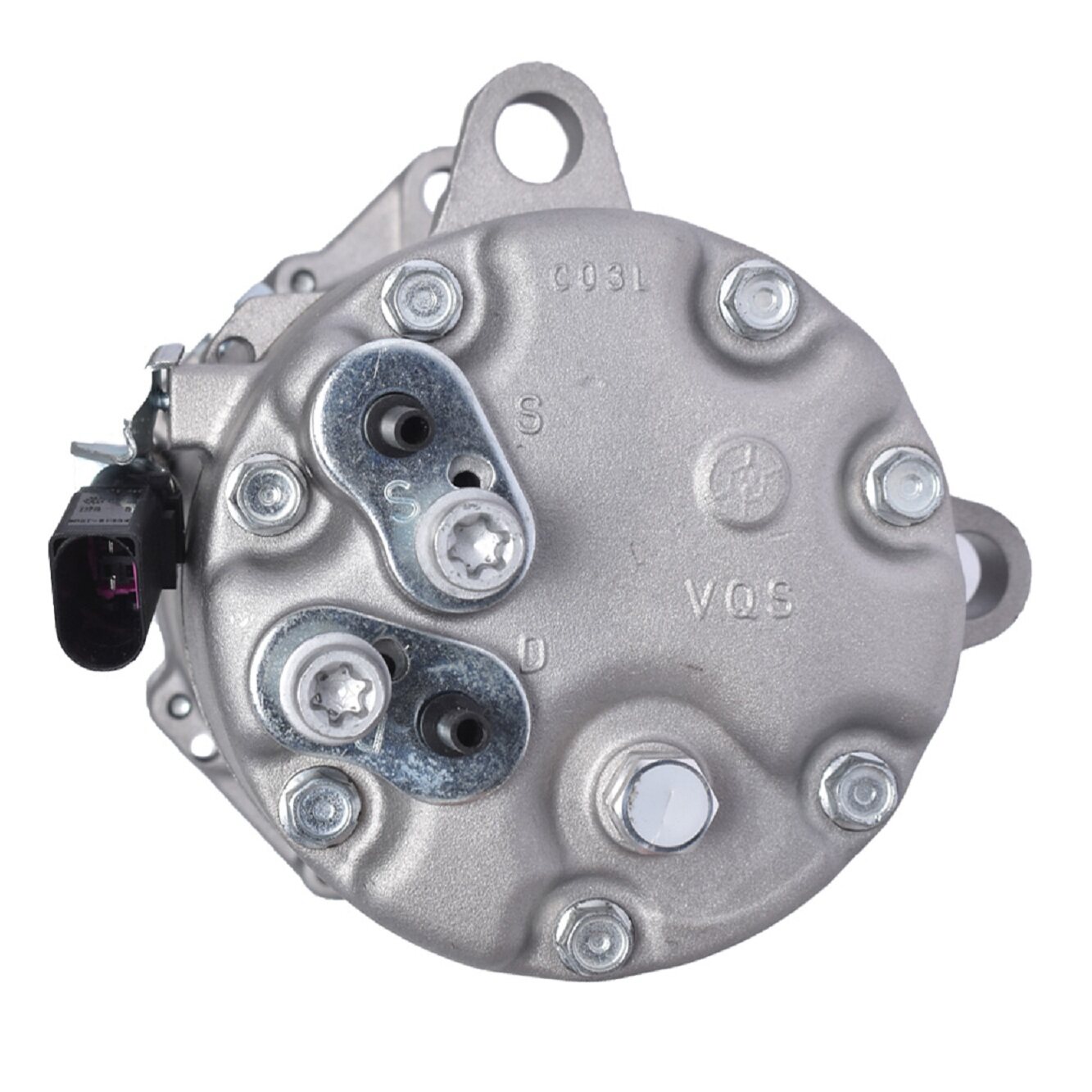 AC Compressor Replaces 1.8L 1.9L 2.0L 2.8L 3.2L CO1233JC Replacement for Volkswagen Beetle Golf Jetta 2001-2006 with Clutch