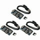 thumbnail image 2 of 3X 4 Puertos Usb Hub Hat para 3/2 / Zero W Extension Board Usb A Uart para Depuracion En Serie Compatible Con Usb2.0 / 1.1, 2 of 5