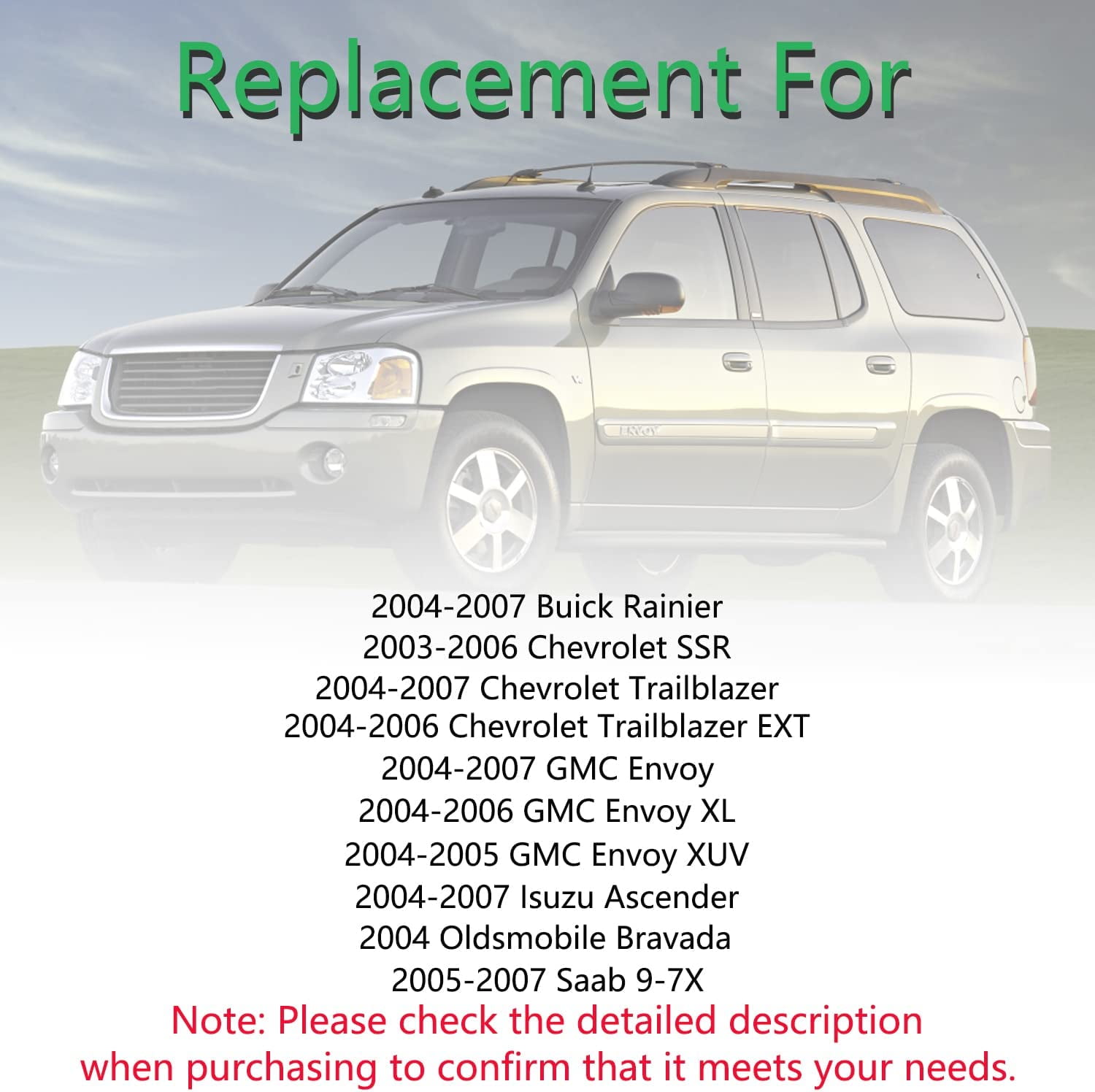 2 Front Sway Bar End Links Replacement For 2004 2005 2006 2007 Chevy Trailblazer GMC Envoy