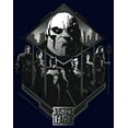 thumbnail image 2 of Men's Zack Snyder Justice League Darkseid Group Shot  Graphic Tee Navy Blue X Large, 2 of 5