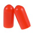 thumbnail image 2 of Uxcell 0.2'' Screw Thread Protectors End Cap Vinyl Red 50pcs, 2 of 6
