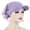 Light Purple, variant on Summer Baseball Hat for Women Girls Adjustable Hat Pre-Tied Headscarf