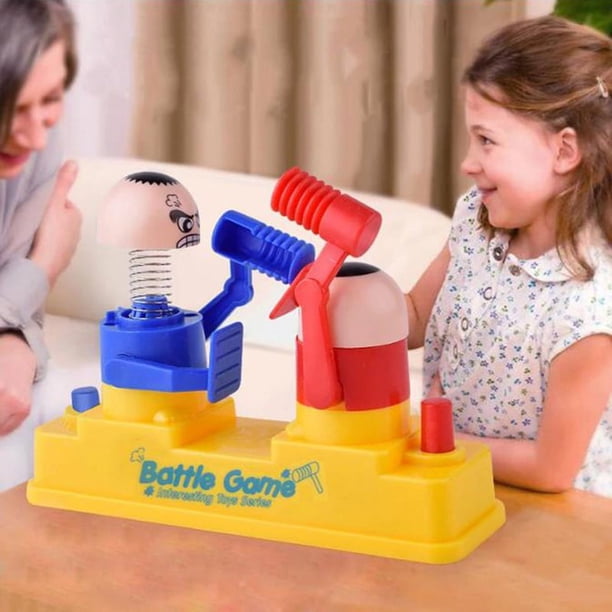 Jeu de société amusant en plastique avec double marteau, jouet de combat pour décompression, jouet portatif pour enfants - Chine Jouets de jeux de compétition pour enfants et jouets de paquet en