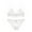 White, variant on Wireless Lace Bra Sexy See Through Panties Underwear Lingerie Set for Women