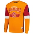 thumbnail image 2 of Men's Mitchell & Ness Orange Tampa Bay Buccaneers Gridiron Classics Allover 3.0 Pullover Sweatshirt, 2 of 3