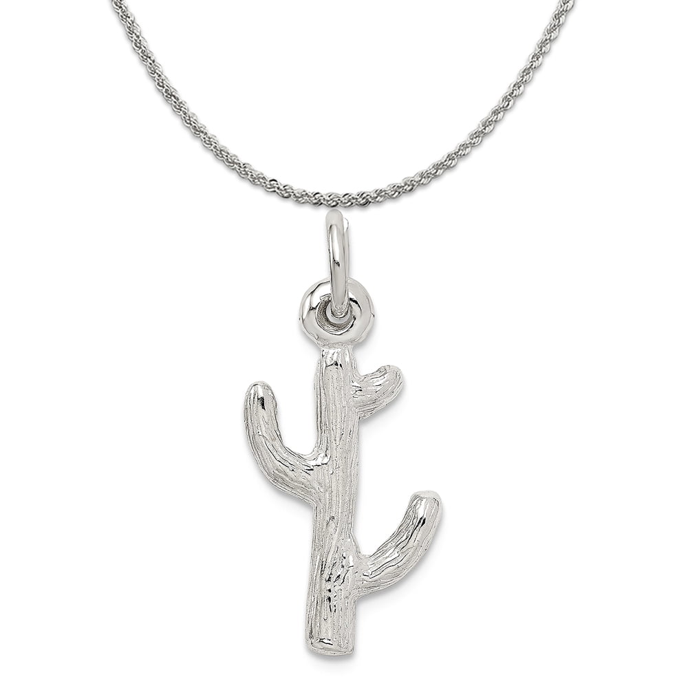 Sterling Silver Rope Chain Necklace 