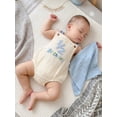 thumbnail image 5 of BemeyourBBs Half Way to One Clothes Baby Boy Girl 1/2 Half Birthday Outfit 1st Birthday Clothes Summer Romper 1/2 Embroidery Sleeveless Bodysuit Jumpsuit Playsuit, 5 of 9