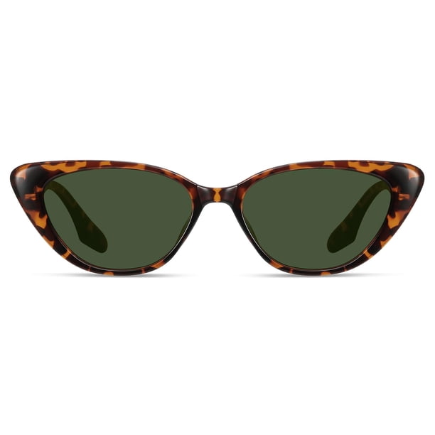 Anteojos de sol estilo cat eye vintage retro Fozono UV400 FZN7514 para mujer