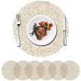 thumbnail image 1 of Mantel individual redondo roscado-beige 36cm-6uds Ormromra WMPH-1326-1, 1 of 9