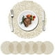 thumbnail image 1 of Mantel Individual Redondo Roscado - Gris Oscuro 36cm-6pcs Adepaton WMPH-1326-2, 1 of 9