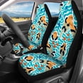 thumbnail image 3 of Uourmeti Otter Sea Life Pattern Car Seat Cushion 3 Pack Automotive Vehicle Cushion Breathable Auto Decor Suitable for Cars Trucks, 3 of 10