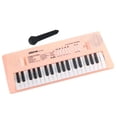 thumbnail image 1 of Piano de teclado para niños, regalo de cumpleaños, musical, multifuncional, para enseñanza en interiores. Rosa, 1 of 9