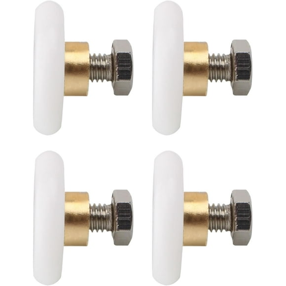 4pcs - Shower Door Roller - Shower Door Rollers - Shower Rollers - Sliding Door Rollers - Shower Cabin Rollers - Diameter 19mm - Bathroom Replacement Parts - Nylon