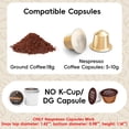 thumbnail image 2 of seektik Portable Espresso Maker, 20Bar Pressure & Up to 60 Cups per Charge, Battery Operated Portable Coffee Maker, Works with Ground Coffee & Capsules, for Camping,, 2 of 8