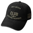 thumbnail image 5 of WKSCLPAI Old Funny c_kers Club-Vintage Baseball Cap 100% B-itter Lifetime Member Commemorative Cap, Adjustable Distressed Funny Hat, Gift for Retired Friends, 5 of 7