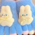 thumbnail image 3 of hengsof Children's Winter Warm Gloves Doll Decoration Kids Gloves Elastic Cuffs for Little Girls Boys, 3 of 4