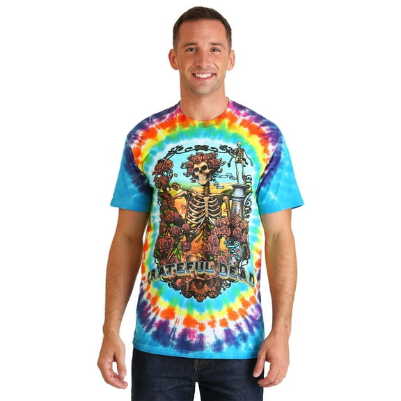 Grateful Dead Mens Rainbow Bertha Tie-Dye T-Shirt