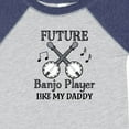 thumbnail image 4 of Inktastic Future Banjo Player Like Daddy Boys or Girls Baby Bodysuit, 4 of 5
