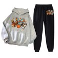thumbnail image 1 of Puntoco Sudadera con capucha para mujer, sudadera con bolsillo de manga larga, pantalones de moda para mujer, conjunto de sudadera con estampado navideño, liquidación Puntoco Puntoco-2876, 1 of 2