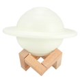 thumbnail image 3 of Lámpara De Luna Luz De Saturno Luz De Noche Para Niños Lámpara De Galaxia 16 Colores Lámpara De Luna Led 3D Con Soporte De Madera Luz Recargable Por Usb Serendint HA021377-00, 3 of 7
