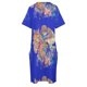 thumbnail image 5 of Vestido de noche de estilo coreano para mujer vestidos sueltos con bolsillos azul jinete Verano, 5 of 7