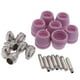 thumbnail image 2 of 21 piezas para SG55 antorcha consumibles accesorios boquilla electrodo resistente y duradero DYNWAVEMX Consumibles del cortador de plasma, 2 of 7