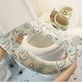 thumbnail image 5 of Cute Bathroom Waterproof U-Shaped Toilet Seat Cover Toilet Lid Cushion Seat Ring Toilet Pad Mat B, 5 of 8