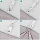 thumbnail image 4 of Juego de 4 correas ajustables de soporte para sábanas con clips para sábanas ajustables y correas elásticas utilizadas para sábanas, protectores de colchones y cojines de sofá, 4 piezas - cortas oso de fresa Electrónica, 4 of 5